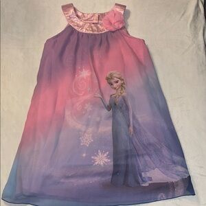 Disney Pink and Purple Frozen Dress Girl 6X